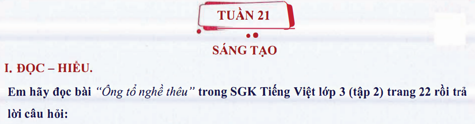 Ôn tập Tuần 21